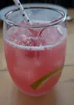 Iced strawberry infusion
