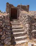 Stairs and a door