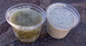 Helado Sancayo ("Sanky") Ice cream made from the fruit of the sancayo cactus