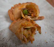 Shrimp and squid empanadas