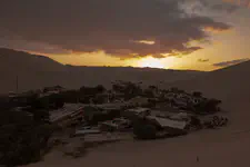 Sunset over Huacachina