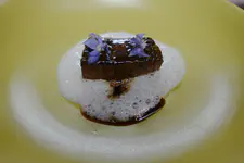 Beef rib, coconut, and lime