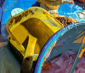 Homemade yellow chile salsa