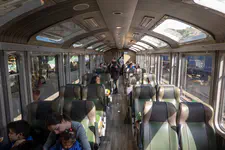 Our train car from Poroy to Machu Picchu