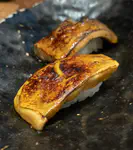 Seared foie gras with eel sauce