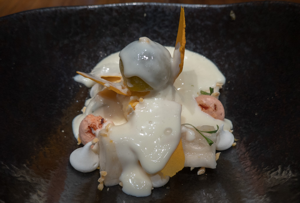 Dessert "cebiche"
