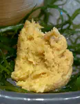 Fresh grated wasabi