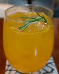 Tangerine, lime, rosemary, soda