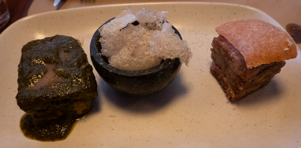 Three chicharrones